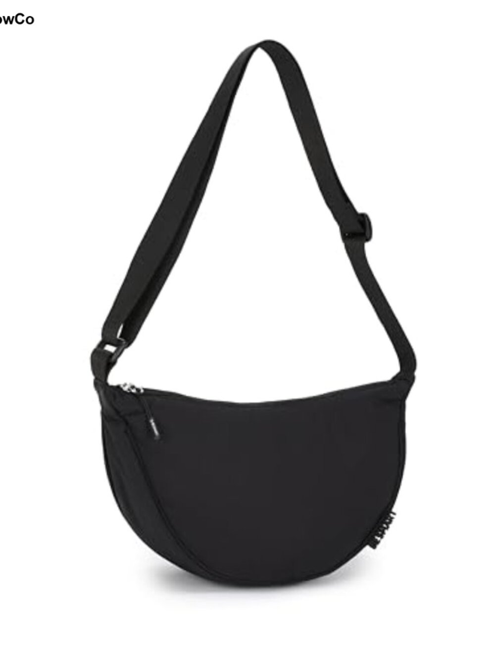 Waterproof Nylon Crescent Crossbody Sling Bag Lightweight Travel Purse Unisex